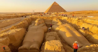 Misirdə Ramesses II-yə aid iki qədim firon heykəli ilk dəfə tapıldı