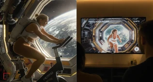 Kosmosda İlk Dəfə: Astronavt Jessica Meir 20 Dəqiqəlik Peloton Məşqini Canlı Aparır